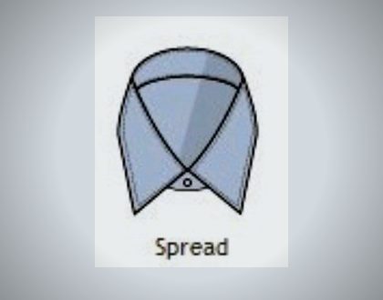 Spread collar style