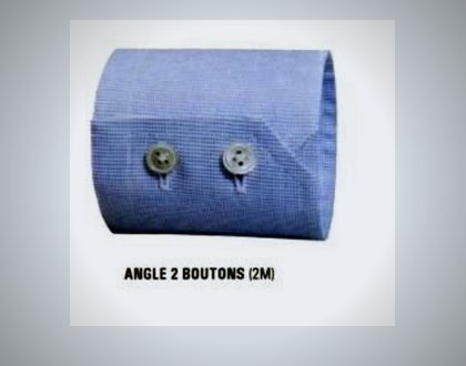 Angle 2 Buttons cuff style