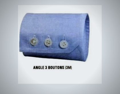 Angle 3 Buttons cuff style