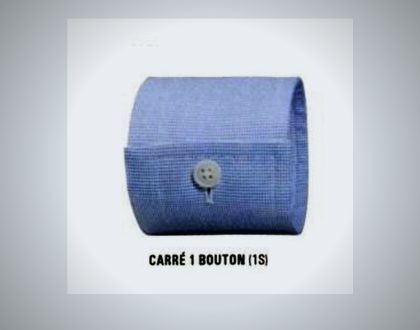Carre 1 Button cuff style