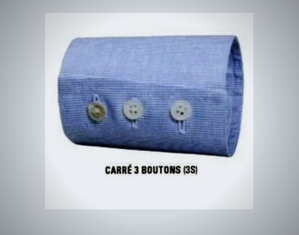Carre 3 Buttons cuff style