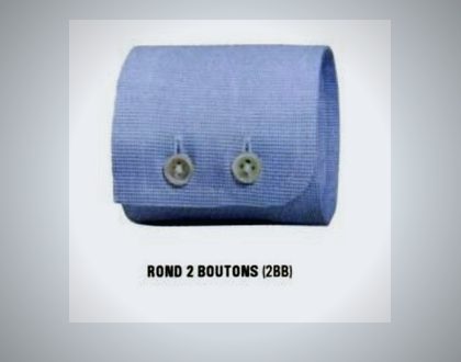 Rond 2 Buttons cuff style