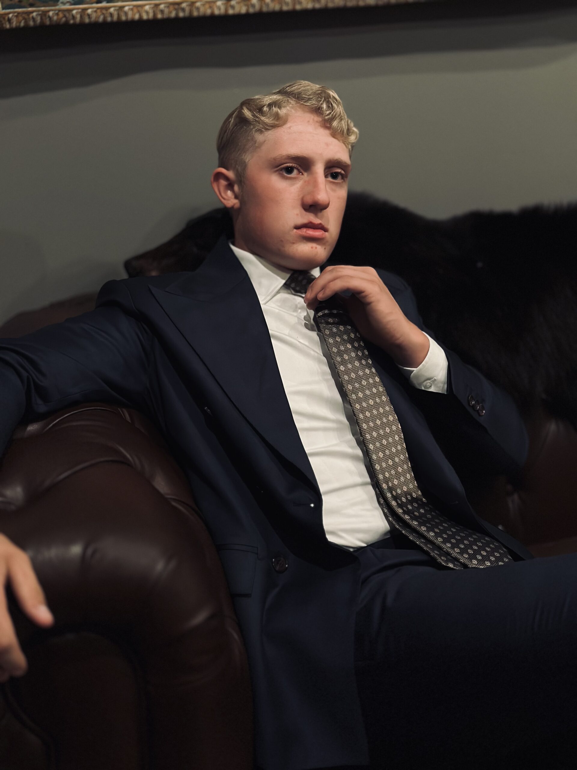 Custom suit fitting details