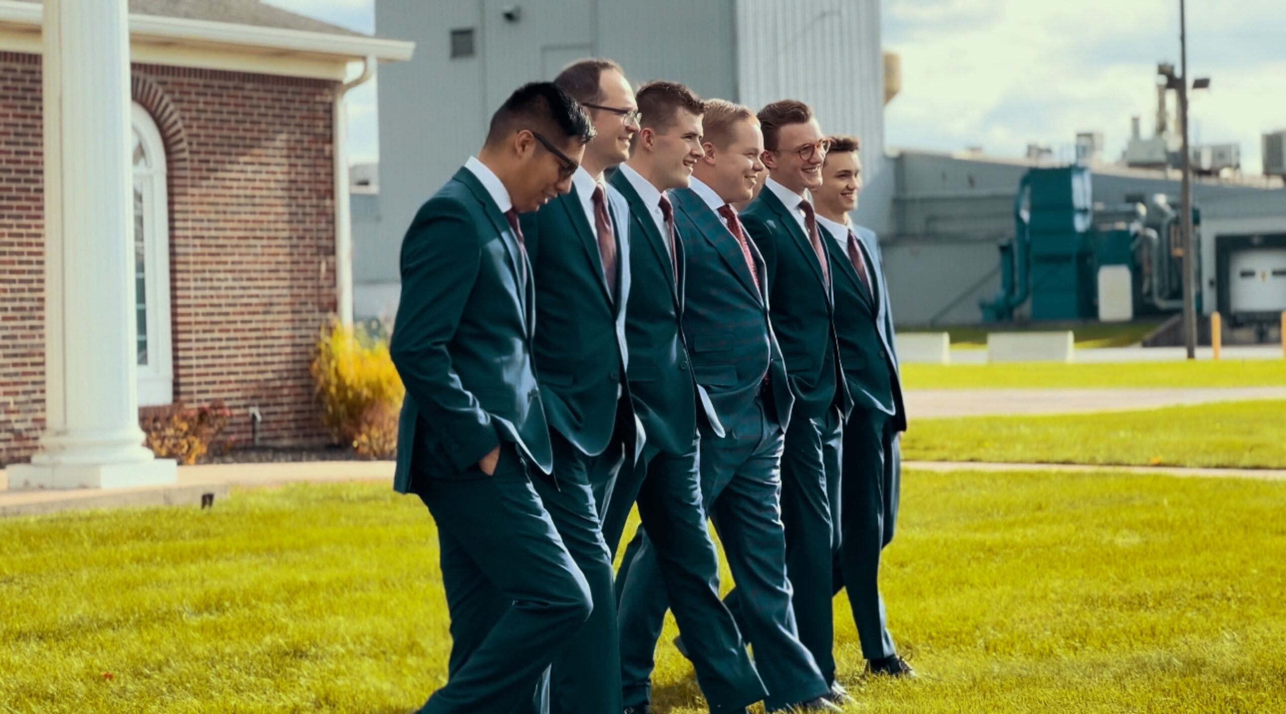 Wedding menswear fitting details