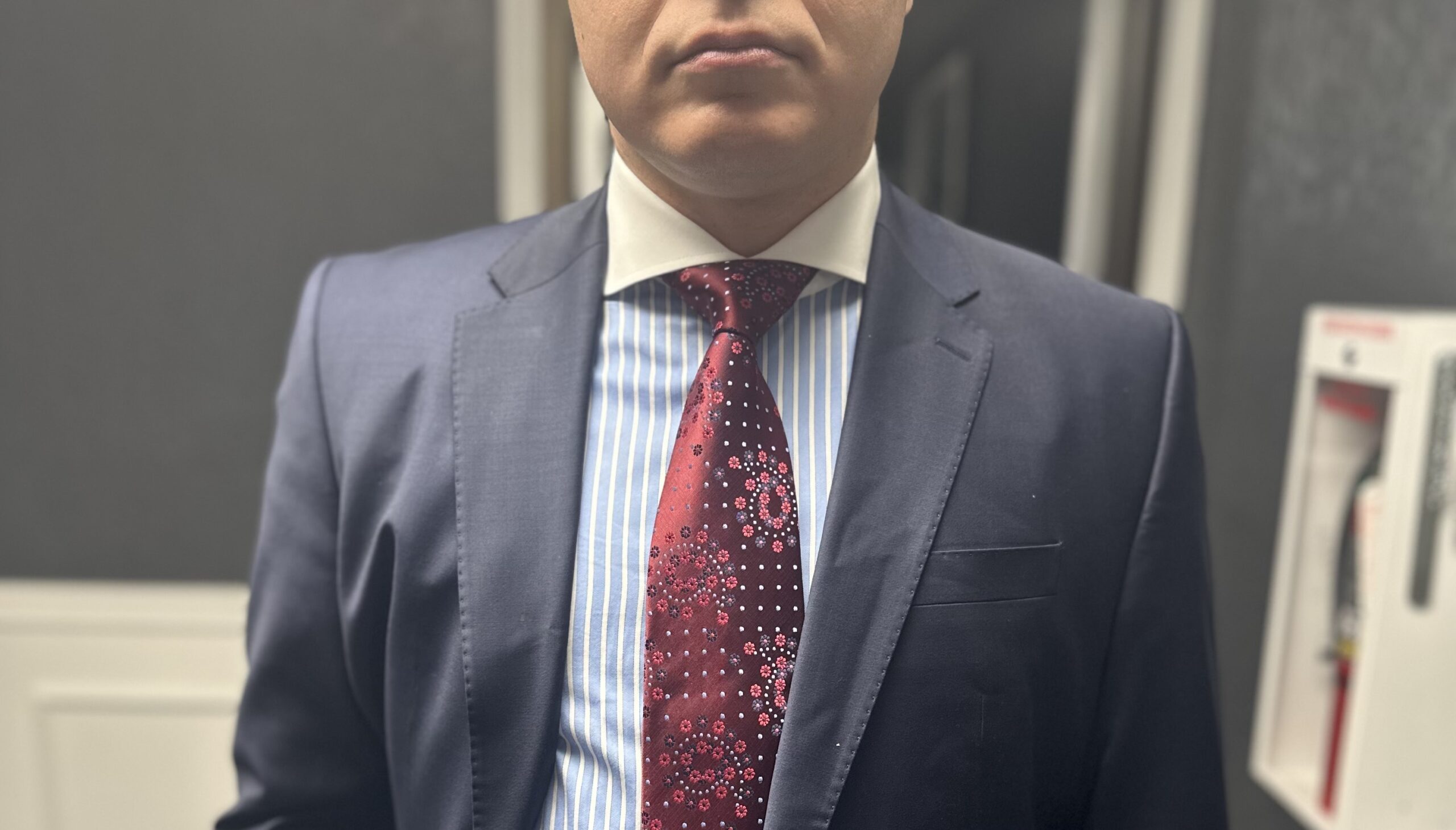 Custom shirt fabric and tailoring details